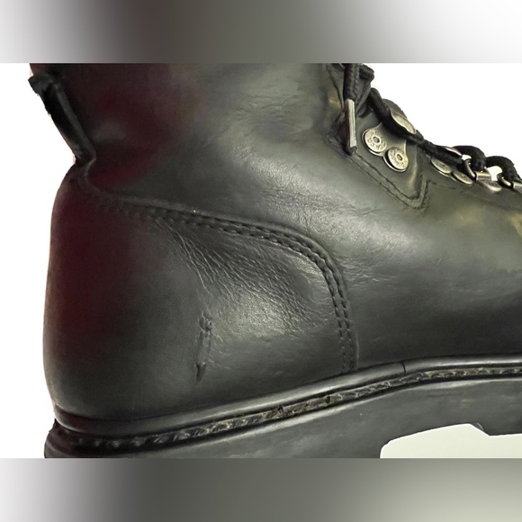 Harley Davidson Dipstick Boots Men's Size 8.5 Black Leather Motorcycle D91610 - Picture 13 of 16